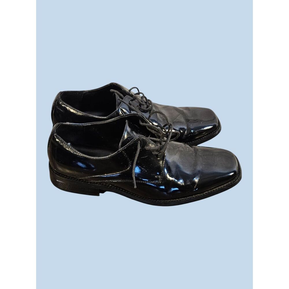 Men's Patent Leather Oxfords by Stafford. Size 8.5 Med. -- ITEM #3079 - Picture 6 of 7